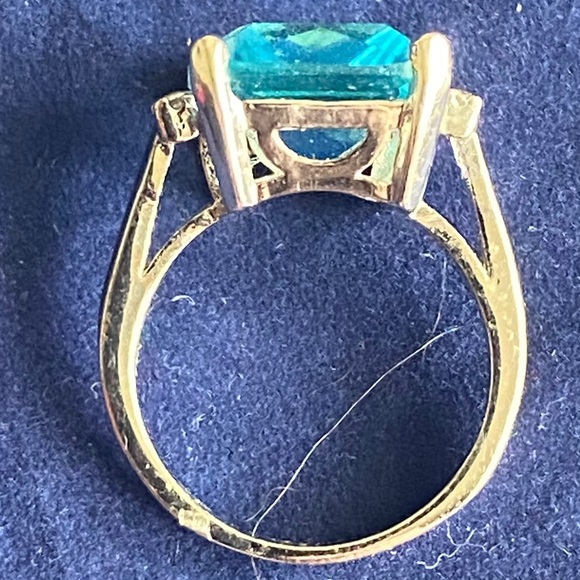 Swiss Blue Topax Rings Bundle .925 -For Terrye - Picture 3 of 13